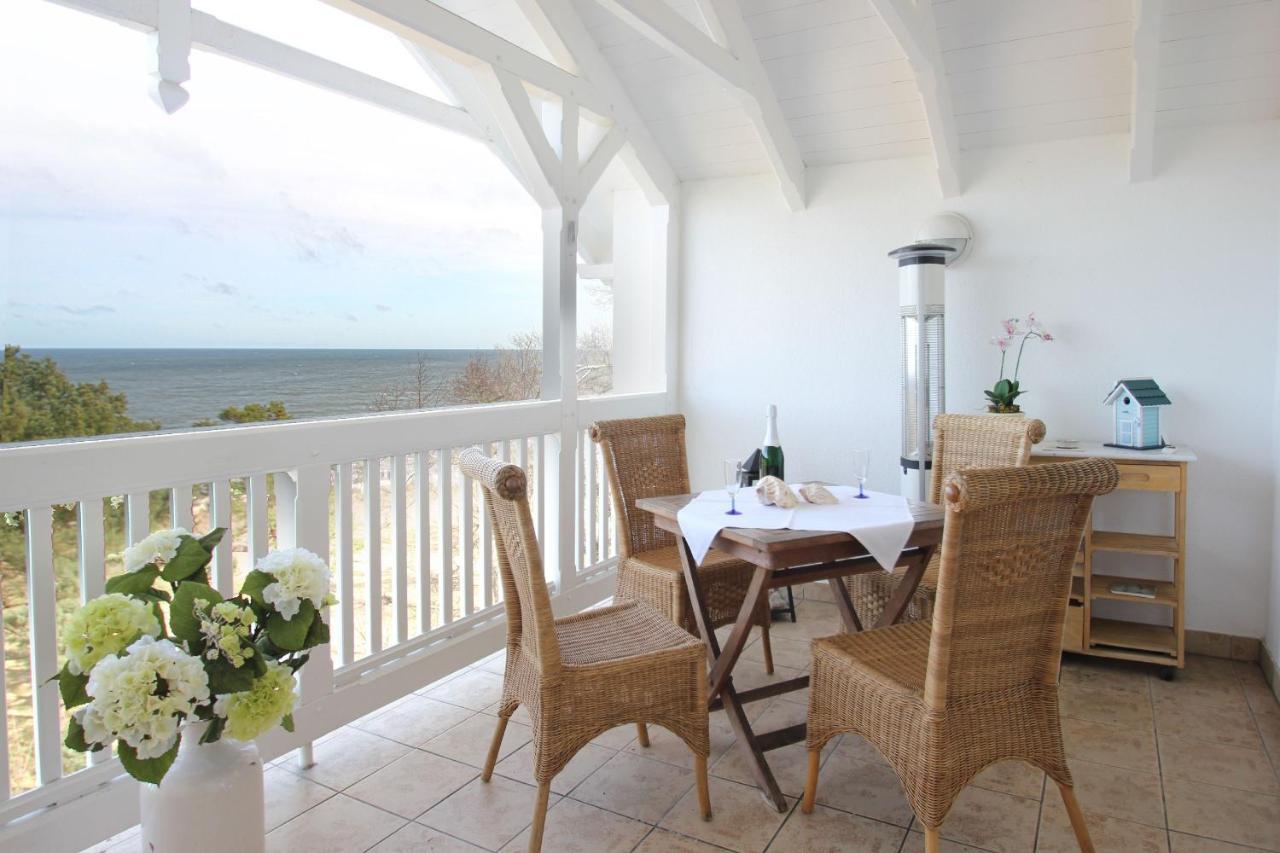 Aparthotel Ostsee Fewo 36 Balkon, Meerblick, Strand Binz Kültér fotó